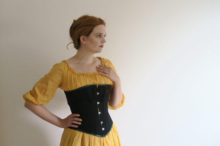 Sewing a 1900s S-Bend Corset Using a Free Pattern - Tailored by Mr